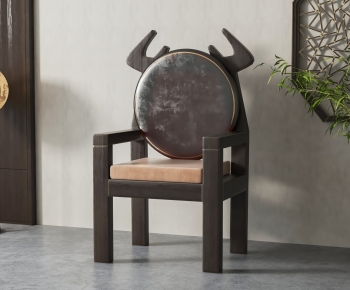 New Chinese Style Dining Chair-ID:139163974