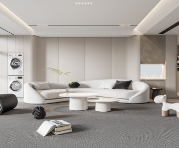 Modern A Living Room-ID:559606087