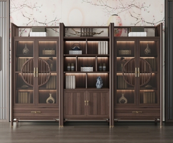 New Chinese Style Bookcase-ID:329931977