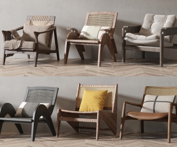 Wabi-sabi Style Lounge Chair-ID:924331903