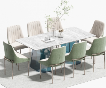 Modern Dining Table And Chairs-ID:902979437