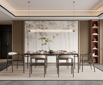 New Chinese Style Dining Room-ID:360319683
