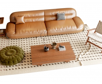 Wabi-sabi Style A Sofa For Two-ID:380553014