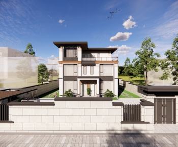 New Chinese Style Detached Villa-ID:269938952