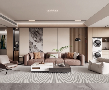 Modern A Living Room-ID:286475909
