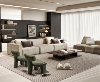 Modern A Living Room-ID:158236989