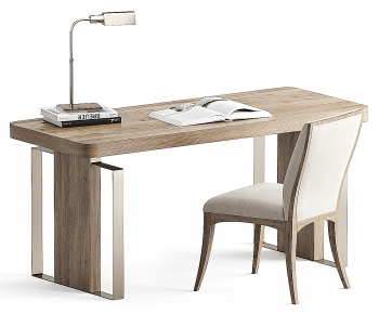 Modern Nordic Style Computer Desk And Chair-ID:641731987
