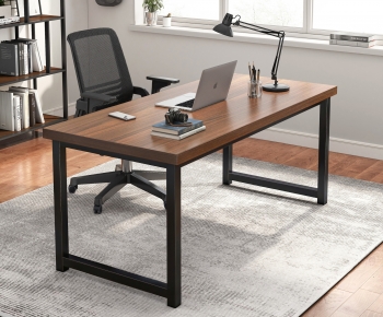 Modern Office Desk And Chair-ID:773845915