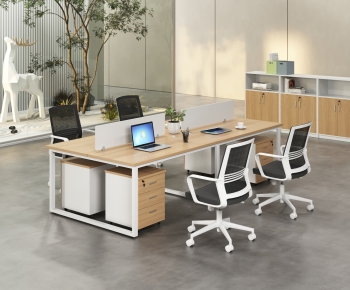 Modern Office Desk And Chair-ID:473026996