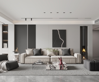 Modern A Living Room-ID:560941933