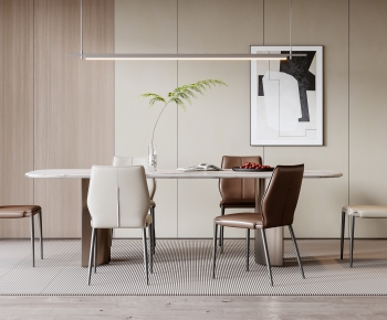 Modern Dining Table And Chairs-ID:443171021
