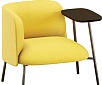 现代黄色休闲椅