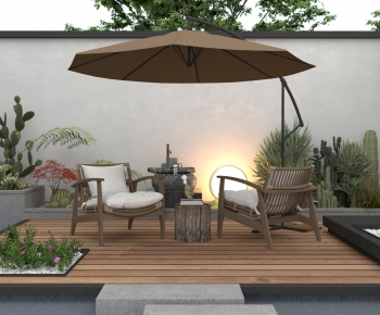 Modern New Chinese Style Courtyard/landscape-ID:369632967