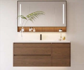 New Chinese Style Bathroom Cabinet-ID:379028088