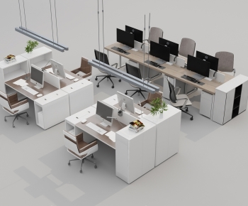 Modern Office Desk And Chair-ID:847188001