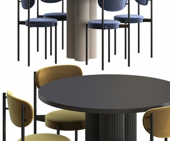Modern Dining Table And Chairs-ID:755913974