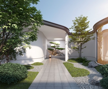 New Chinese Style Courtyard/landscape-ID:634288074