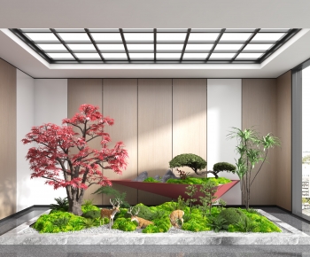 New Chinese Style Plant Landscaping-ID:344779015