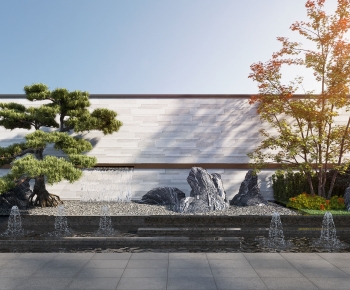 New Chinese Style Courtyard/landscape-ID:711230049