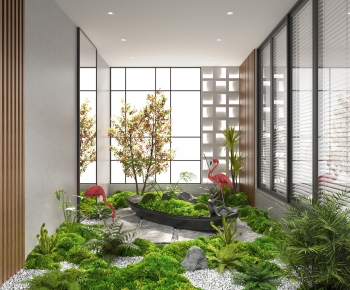 New Chinese Style Plant Landscaping-ID:542839052