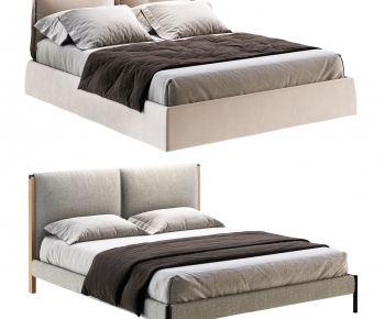 Modern Double Bed-ID:975528002