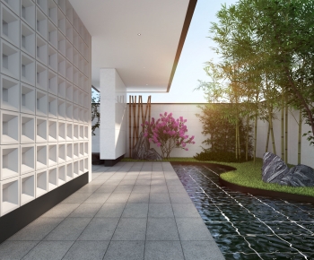 New Chinese Style Courtyard/landscape-ID:995836977