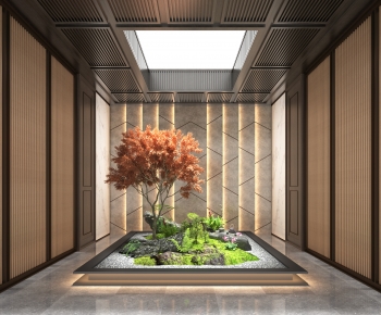 New Chinese Style Plant Landscaping-ID:163923031
