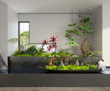 New Chinese Style Plant Landscaping-ID:580056911