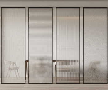 Modern Glass Screen Partition-ID:164421083