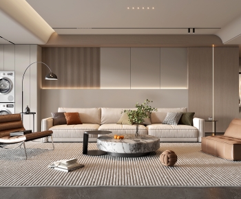 Modern A Living Room-ID:682229046