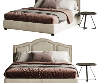 Modern Double Bed-ID:895545963