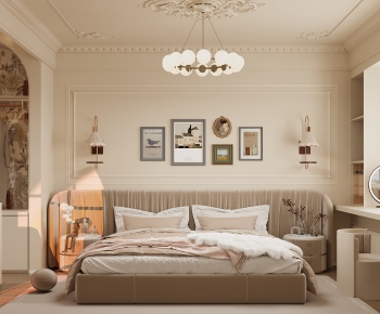 French Style Bedroom-ID:105249959