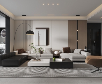 Modern A Living Room-ID:754515891