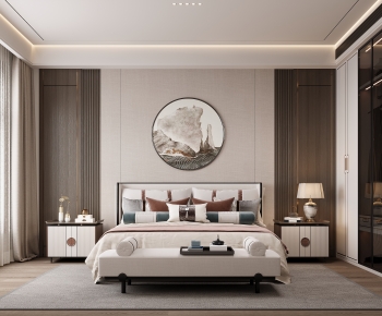 New Chinese Style Bedroom-ID:402888069