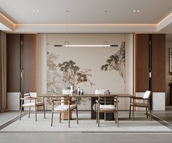 New Chinese Style Dining Room-ID:539144998