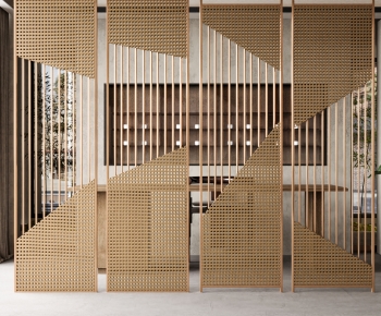 Modern Metal Screen Partition-ID:281445037