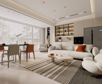 Modern A Living Room-ID:912187106
