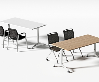 Modern Office Desk And Chair-ID:869065059