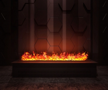 现代电子壁炉 火焰-ID:462212099