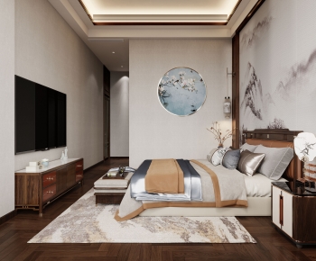 New Chinese Style Bedroom-ID:584549902