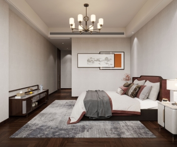 New Chinese Style Bedroom-ID:170748002