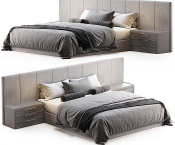 Modern Double Bed-ID:360959053