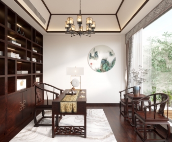 New Chinese Style Study Space-ID:524136075