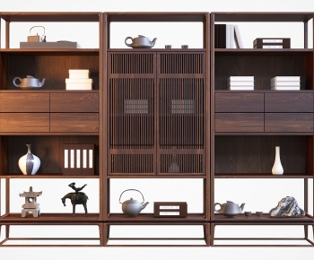 New Chinese Style Bookcase-ID:431235071