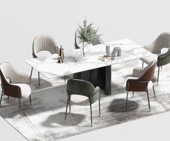 Modern Dining Table And Chairs-ID:255841024