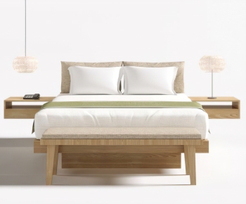 Modern Double Bed-ID:444576985