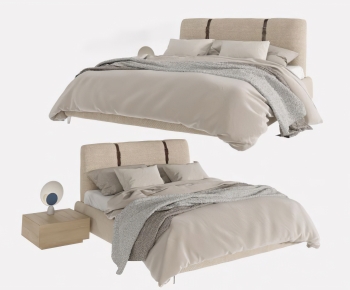 Modern Double Bed-ID:174911028