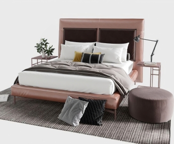 Modern Double Bed-ID:469988114