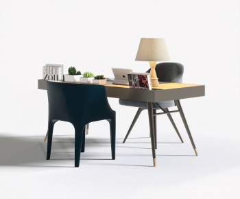 Modern Computer Desk And Chair-ID:723763943