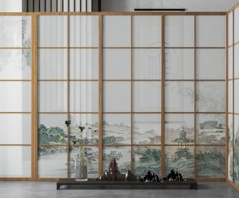 New Chinese Style Japanese Style Partition-ID:823910235